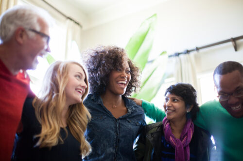 Peer Group of Diverse People