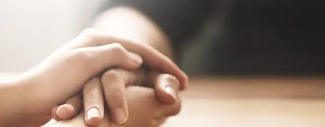 Holding hands